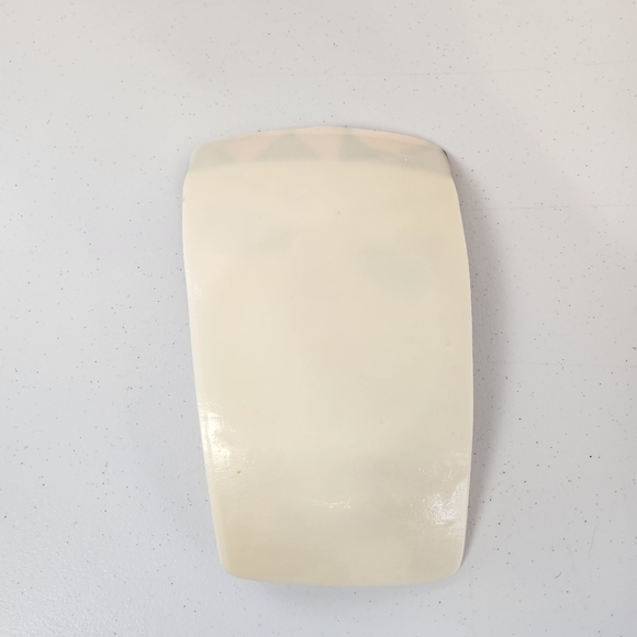 Abstract Angry Face Ceramic Art Artisan Trinket Dish Funky Home Decor Orange - Picture 5 of 9